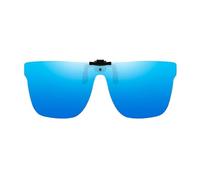 TAIOYHD Clip-on Polarizzate Flip-up da Uomo for Occhiali - Protezione Solare UV400, Lenti Polarizzate HD | for Guida e Uso All'aperto(JP011 ice blue)