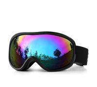 TAIOYHD Maschere da Sci da Uomo Antiappannamento a Doppio Strato, Maschere da Neve Antivento con Protezione UV, Adatte Sopra Occhiali da Vista for Sci, Escursionismo, Ciclismo(C)