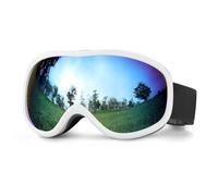 TAIOYHD Maschere da Sci da Uomo Antiappannamento a Doppio Strato, Maschere da Neve Antivento con Protezione UV, Adatte Sopra Occhiali da Vista for Sci, Escursionismo, Ciclismo(G)