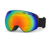 TAIOYHD Occhiali da Sci for Uomo e Donna - Protezione Antiappannamento UV400 a Doppio Strato, Cinturino Regolabile for Sci, Parapendio, Escursionismo(B)