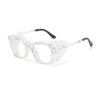 TAIOYHD Occhiali da Sole Anti-polline con Camera di Umidità for Uomo e Donna - Occhiali Anti-luce Blu, Antivento e Idratanti for Il Sollievo Degli Occhi Secchi, Silicone Ultra Morbido, Lenti Trasparen