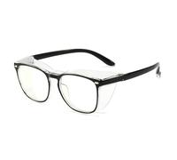 TAIOYHD Occhiali di sicurezza fotocromatici, occhiali di sicurezza anti saliva anti polline, occhiali polarizzati per adulti neri