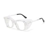 TAIOYHD Occhiali Idratanti for Il Sollievo Degli Occhi Secchi - Occhiali Protettivi Anti Luce Blu, Anti Polline, Anti Vento e Anti Polvere, Montatura Unisex di Grandi Dimensioni(Clear)