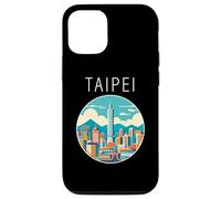 Taipei Taiwan scenario Art Deco Custodia per iPhone 12/12 Pro