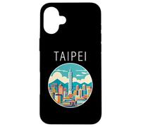 Taipei Taiwan scenario Art Deco Custodia per iPhone 16 Plus