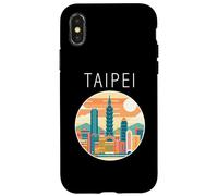 Taipei Taiwan scenario Art Deco Custodia per iPhone X/XS