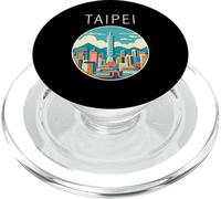 Taipei Taiwan scenario Art Deco PopSockets PopGrip per MagSafe