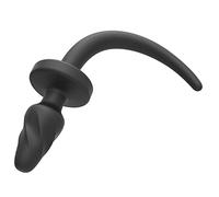 Taiplug Plug anale con coda di cane Plug anale in silicone Dilatatore ano Prostata Massaggio vaginale Giochi di ruolo Giochi con animali Fetish Masturbazione Giocattolo sessuale(S)