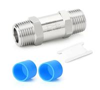 TAISHER 1 pezzi 304 Acciaio inox 1/4"BSP maschio x 1/4"BSP maschio Valvola di ritegno, prevenzione del riflusso, valvole di ritegno unidirezionali senza ritorno