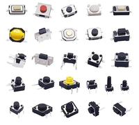 Taiss/260 pezzi 26 Valori Micro Interruttore Tattile Momentaneo Interruttore a Pulsante Tattile,Kit Assortimento 4 pin/3 pin/2 pin QC-26V