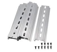 Taiss 5 pezzi guida din in Alluminio 35 mm di larghezza, 150 mm di Lunghezza, 75 mm di Altezza DIN-150-L