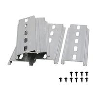 Taiss 5 pezzi guida profilata in alluminio RoHS alluminio 35 mm di larghezza, 7,5 mm di altezza, lungo 100 mm / 4" DIN-100-L