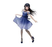 TAITO Rascal Does Not Dream of Bunny Girl Senpai statuetta PVC Mai Sakurajima abito trasparente Ver. Renewal Edition 20 cm
