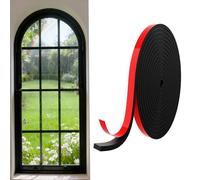 TAITONGGO Listello autoadesivo per finestre da 4 m, autoadesivo, per finestre, 6 mm x 15 mm, fai da te