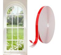 TAITONGGO Listello autoadesivo per finestre da 6 m, autoadesivo, 3 mm x 15 mm, per finestre fai da te