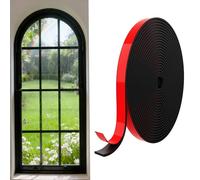 TAITONGGO Listello autoadesivo per finestre da 6 m, autoadesivo, 3 mm x 15 mm, per finestre fai da te