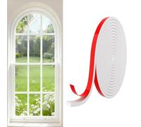 TAITONGGO Listello autoadesivo per finestre da 6 m, autoadesivo, per finestre, 6 mm x 15 mm, fai da te