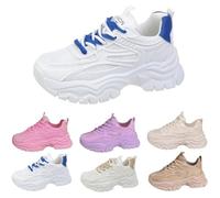 TAITUS Sneaker Scarpe Sportive Leggere da Donna con Plateau, Scarpe da Ginnastica da Donna Outdoor Leggere e Traspiranti con Plateau, Scarpe per Il Tempo Libero in Rete Traspirante (37,Blue)