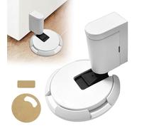 TAIVIN Ferma Porta da Pavimento,Fermaporta da Pavimento in Metallo,Regolabile senza Foratura,Fermaporte Meccanico per Tutti i Pavimenti Duri(Bianco)