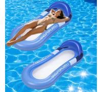 TaiXinYuly Gonfiabile Mare Con Cuscino - Materassino Mare Con Rete Sospesa Confortevole, Amaca Gonfiabile Galleggiante, Portatile Lettino Mare Gonfiabile per Piscina Sulla Spiaggia,