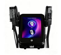 TAIXL 2 in 1 Macchina Massaggiante Con Rullo a 360° Per Modellare il Corpo, Rassodare la Pelle e Ridurre la Cellulite su Addome, Glutei e Cosce (Nero)