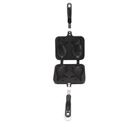 Taiyaki Pan Maker non k, Double Sided Fish aped Cake Pan, Japanese Fish aped Mold Bakeware with Anti Scald dle, for Open Kitchen Waffle Making, Premium Aluminum y Material