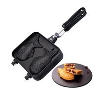 Taiyaki - Teglia per torte a forma di pesce, per waffle, pancake giapponese riutilizzabile a forma di pesce per cucinare a casa, riempire con cioccolato, crema pasticcera