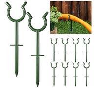 Taiyin 10 supporti per tubo da giardino da 3/4", supporto decorativo per esterni, per tenere lontano il prato, per cortile, prato, giardino