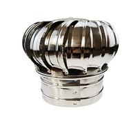 TAIYUESHAN Acciaio Inossidabile a filatore Camino, Tappo Rotante, Top, Cappello, Camino Camino in Acciaio Inossidabile Spinner Anti-downraugh