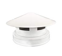 TAIYUESHAN cap rowl garzone con Cappuccio Chimney Fumio Cowl PVC Coperchio Pioggia protettore Tappo pentola e pentola di Copertura nevosa, Protezione per cannoni per pipefit, 250 mm