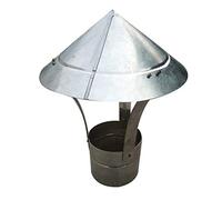 TAIYUESHAN Capo di Cappuccio del Camino Rotondo Rotondo attrena da campeggia per Uccelli Tetto a Coppa Pioggia copritura protettore Cappello Che termina Il Cappuccio del Tetto del Fuoco, 16 cm