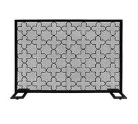 TAIYUESHAN Protezione antiscintilla Grande Schermo per caminetto, Caminetto in Ferro Decoro in Piedi Copertura parascintille, Accessori per Attrezzi per caminetto Esterno