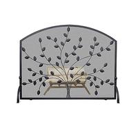 TAIYUESHAN Schermo per Camino a Pannello Singolo Piatto, Pannello per Camino Nero, cancello in Piedi, per l'arredamento della casa