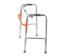 TAIYUESHAN Walker Anziani Camminatori Ausili per la deambulazione Stampelle a Quattro Zampe Possono Essere piegate Bastone da Passeggio Antiscivolo con salvaspazio ospedaliero