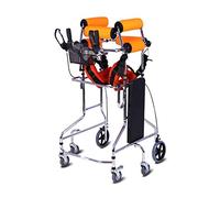 TAIYUESHAN Walker, deambulatore con Freno a 6 Ruote Rollator Walker Pieghevole ausilio per la deambulazione per la Mobilità - Altezza Regolabile per l'allenamento del Piede Che Fa Un Passo in Piedi