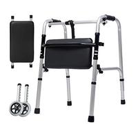 TAIYUESHAN Walker, Riabilitazione in Piedi Camminatore per Anziani Bastone da Passeggio a Quattro Zampe Pieghevole Leggero Disabili Camminata assistita Stampella per Allenamento degli Arti Inferiori
