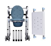 TAIYUESHAN Walker, Walker per Riabilitazione in Piedi con Una puleggia per WC vasino con stampella da Bagno con Telaio da Passeggio