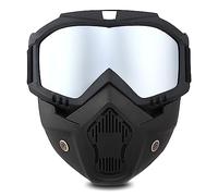 TAIZER Motociclo Occhiali Maschera Rimovibile Caldo Antinebbia Motocross Occhiali Antivento e Antipolvere Equitazione Occhiali Sole Occhialoni Moto Per Protezione Contro Il Vento e La Sabbia