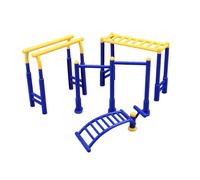 TAIZhiChen 1/12 1/18 Attrezzatura per Il Fitness da Parco Modello di Barra Parallela Diorami Realistici Oggetti di Scena per Foto Artigianato Decorazione per CAS