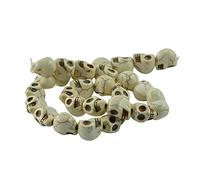 TAIZhiChen 1 Filo di Turchese con Perline Intagliate E Accessori per Gioielli, 13x10mm 30 Pezzi