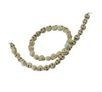 TAIZhiChen 1 Filo di Turchese con Perline Intagliate E Accessori per Gioielli, 9x10 mm 40 Pezzi