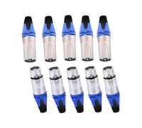 TAIZhiChen 10x XLR Connettore Cavo Audio Socket Audio Maschio E Femmina Plug per Microfono Portatile Plug per Microfoni per I Podcast di Speech, blu