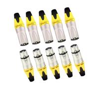 TAIZhiChen 10x XLR Connettore Cavo Audio Socket Audio Maschio E Femmina Plug per Microfono Portatile Plug per Microfoni per I Podcast di Speech, giallo