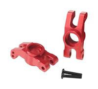 TAIZhiChen 2 Pezzi 1:14 RC Car Mozzo Ruota Posteriore RC Sterzo Assemblaggio Parte di aggiornamento Parte di Ricambio per 14211, Rosso