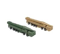TAIZhiChen 2 Pezzi 1/144 Kit di Costruzione di Veicoli blindati Kit di assemblaggio di Auto da Battaglia Fai da Te, Giocattolo di Difesa per bomboniere, DF 21