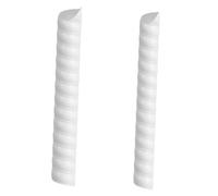 TAIZhiChen 2 Pezzi di Protezione per Il Tronco, Portatile, Facile da Usare, a Spirale, per Proteggere Alberi, Le Piantine, Flessibile, Protezione per Piante, Bianco