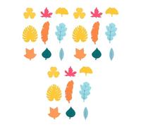 TAIZhiChen 27 Pezzi di Giocattoli per L'identificazione Delle Foglie in Legno, Regalo per La Scuola