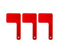 TAIZhiChen 3x Bandiere di Ricambio per Cassette Postali, Bandiera per Esterni, Resistente Alle Intemperie, Facile Installazione, Universale per Cassette Po, 9x5cm