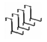 TAIZhiChen 4 Pezzi Reggivaso Regolabile con Morsetto Durevole Supporto Compatto Staffa per Terrazzo