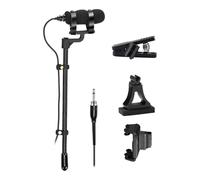TAIZhiChen 4 pin Strumento ipercardioide Mic Mini Strumento Wired Microfono Clip Clip Strumento Microfono per Studio Violino, L3